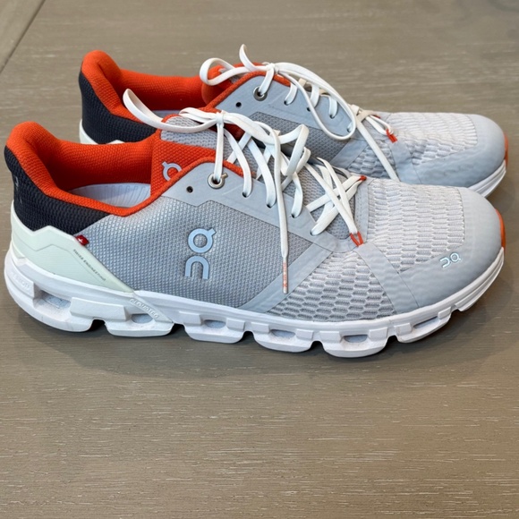 Mens On Running Cloudflyer | size 10 | gray/orange - Picture 4 of 9